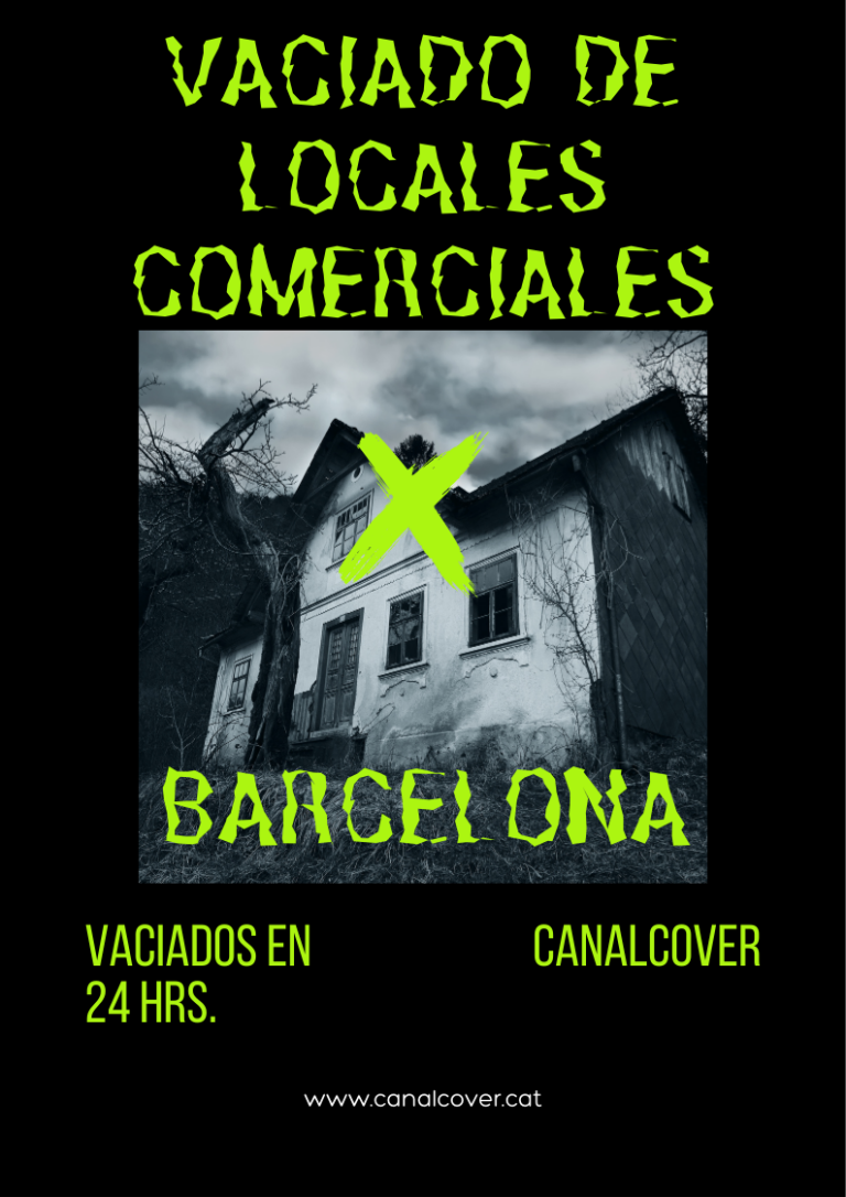 Vaciado locales comerciales Barcelona