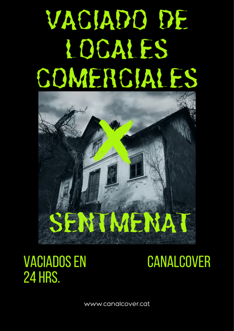Vaciado de locales comerciales Sentmenat