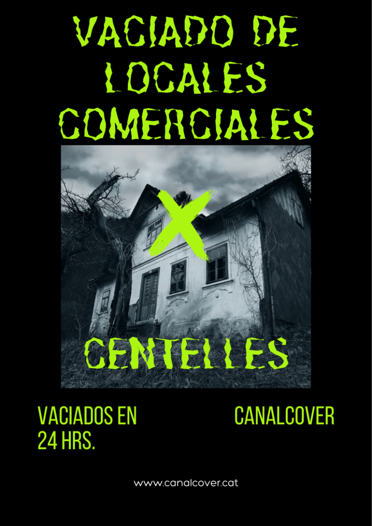 Vaciado de locales comerciales Centelles