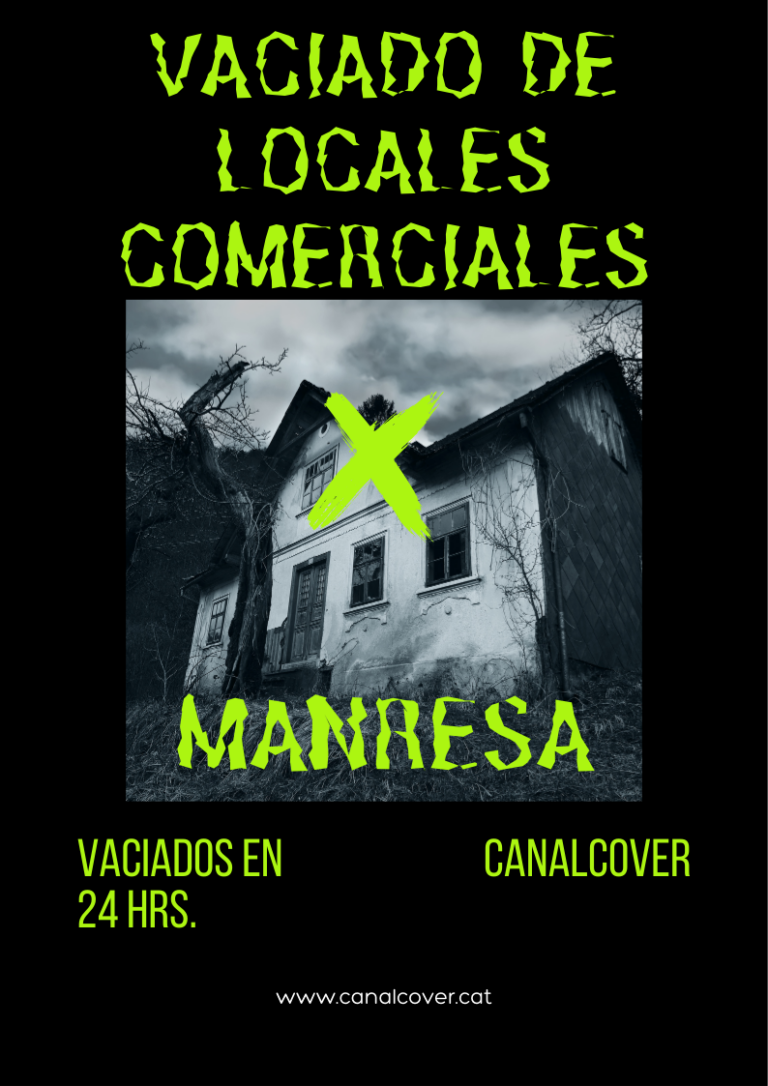 Vaciado de locales comerciales Manresa