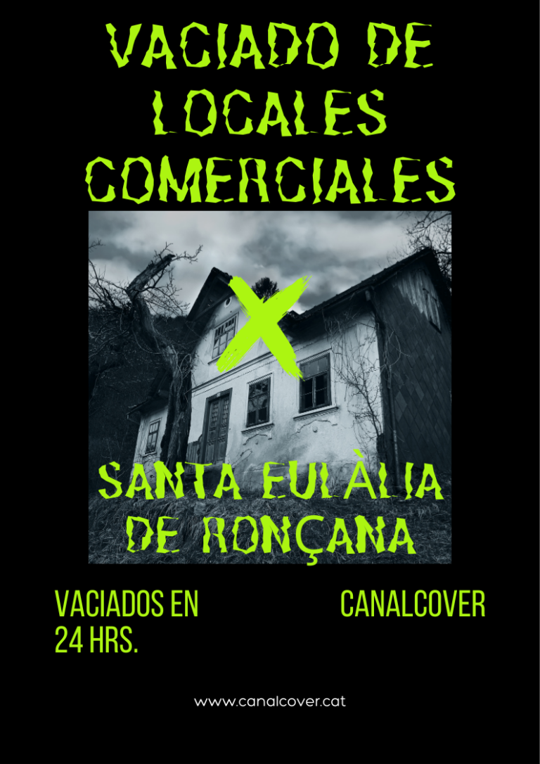 Vaciado de locales comerciales Santa Eulàlia de Ronçana