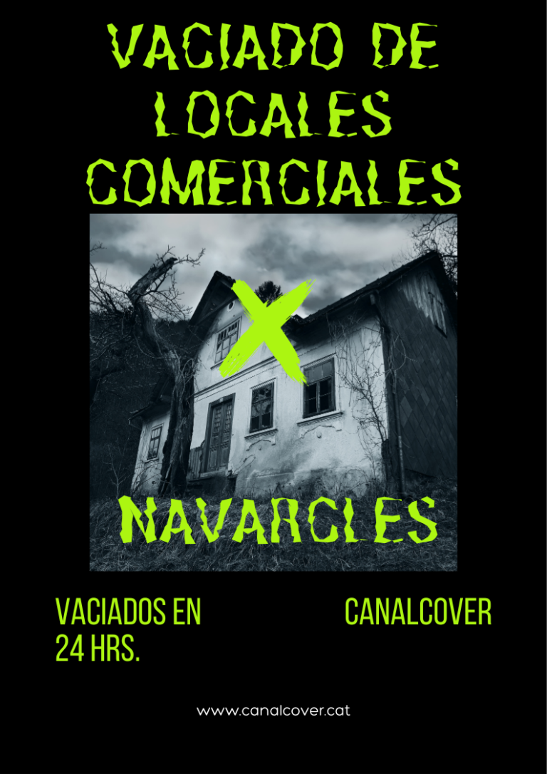 Vaciado de locales comerciales Navarcles