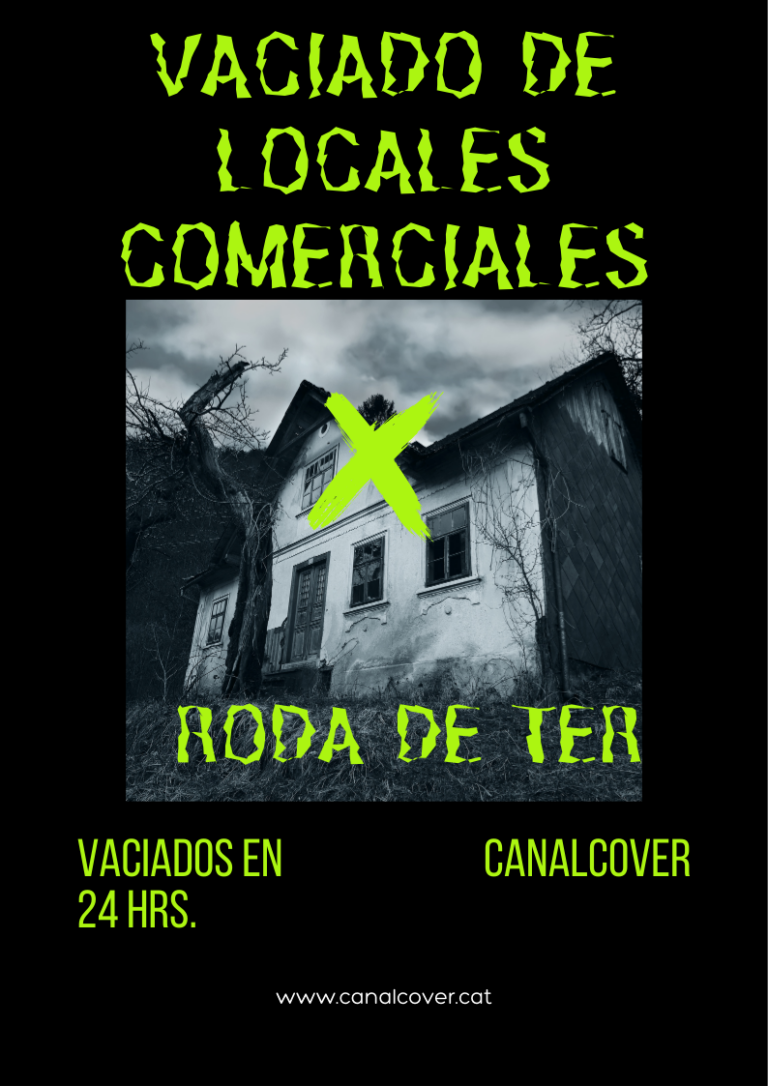 Vaciado de locales comerciales Roda de Ter