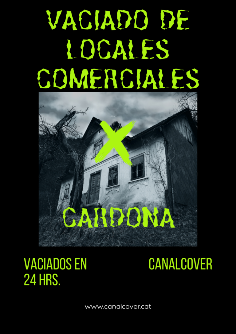 Vaciado de locales comerciales Cardona
