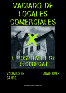 Vaciado de locales comerciales L'Hospitalet de Llobregat