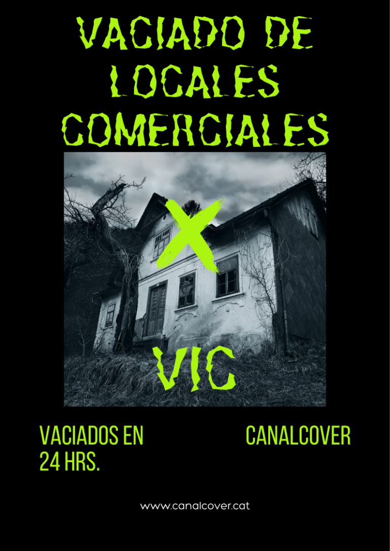 Vaciado de locales comerciales Vic
