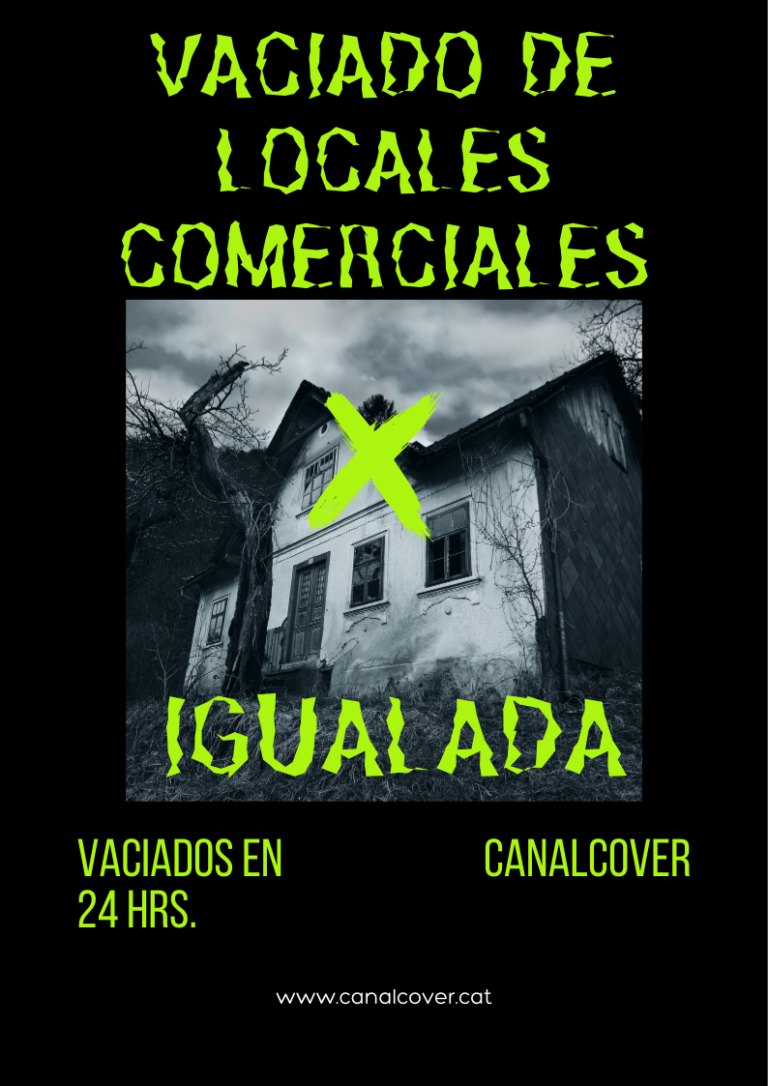 Vaciado de locales comerciales Igualada