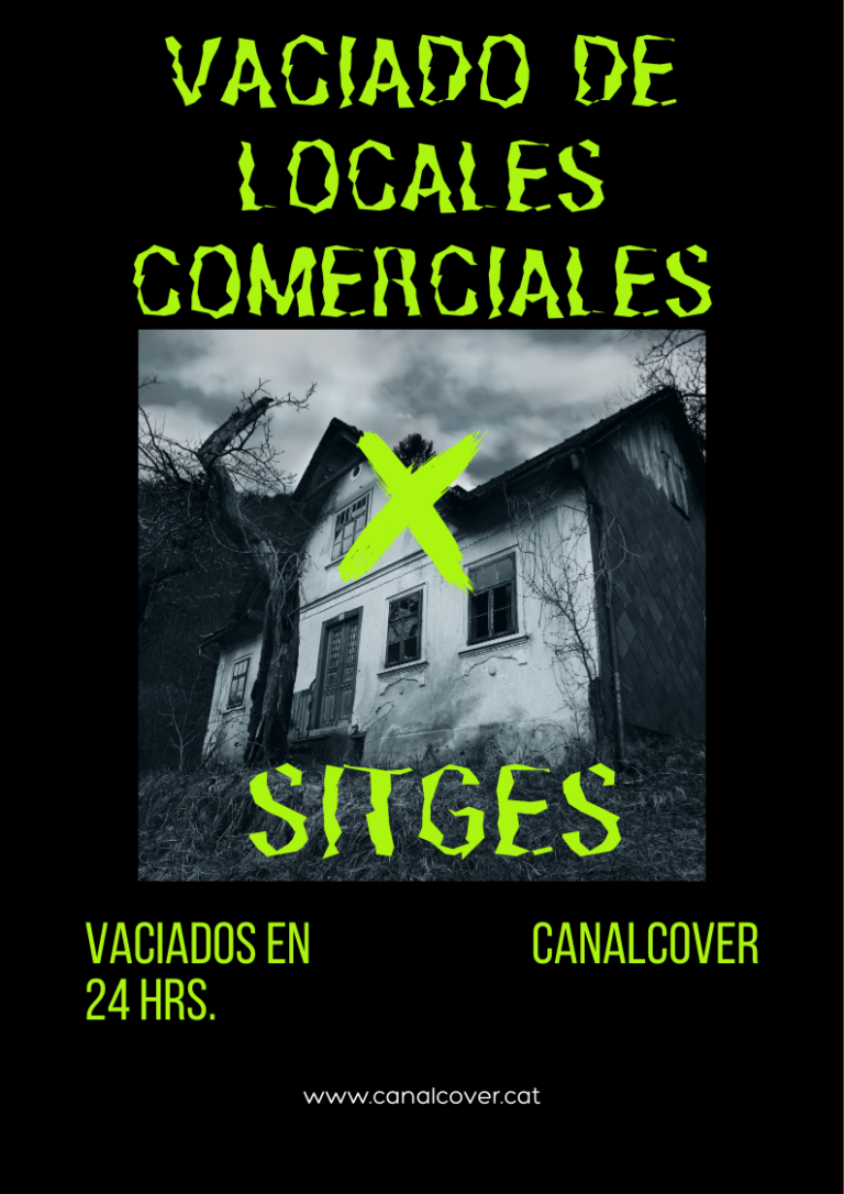 Vaciado de locales comerciales Sitges