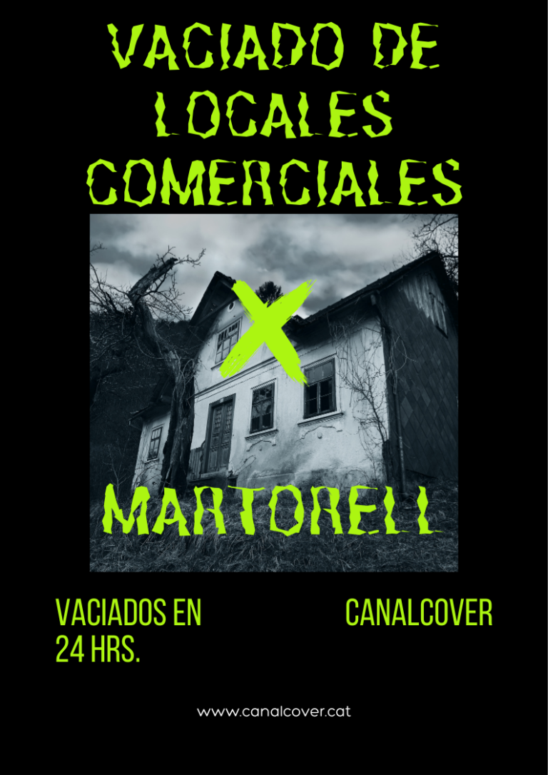 Vaciado de locales comerciales Martorell