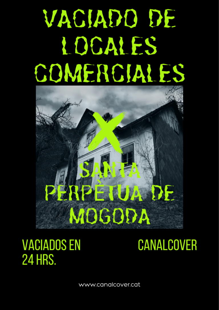 Vaciado de locales comerciales Santa Perpètua de Mogoda