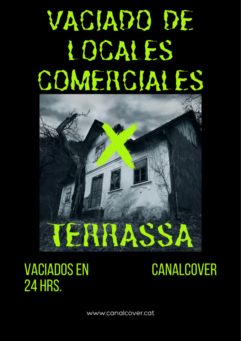 Vaciado de locales comerciales Terrassa