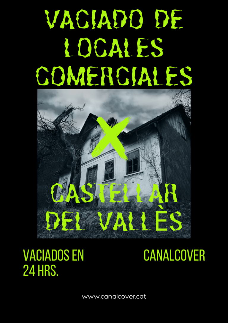 Vaciado de locales comerciales Castellar del Vallès