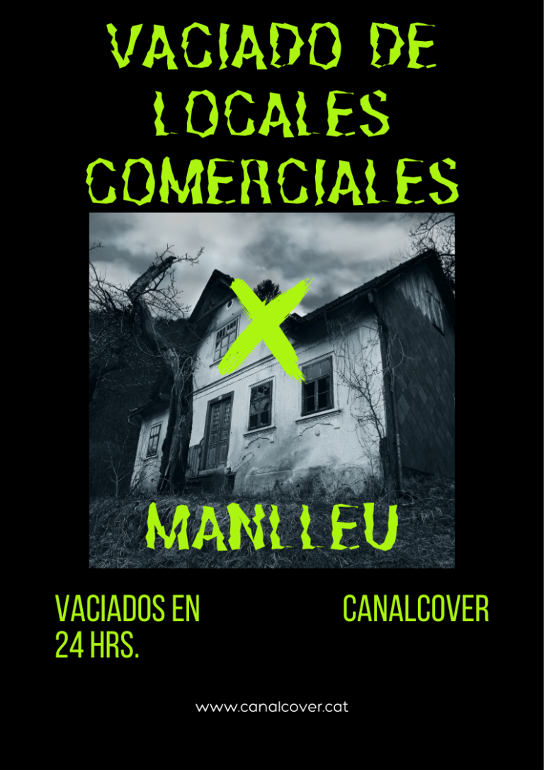 Vaciado de locales comerciales Manlleu