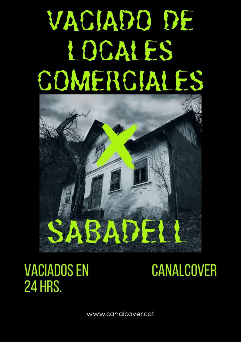 Vaciado de locales comerciales Sabadell