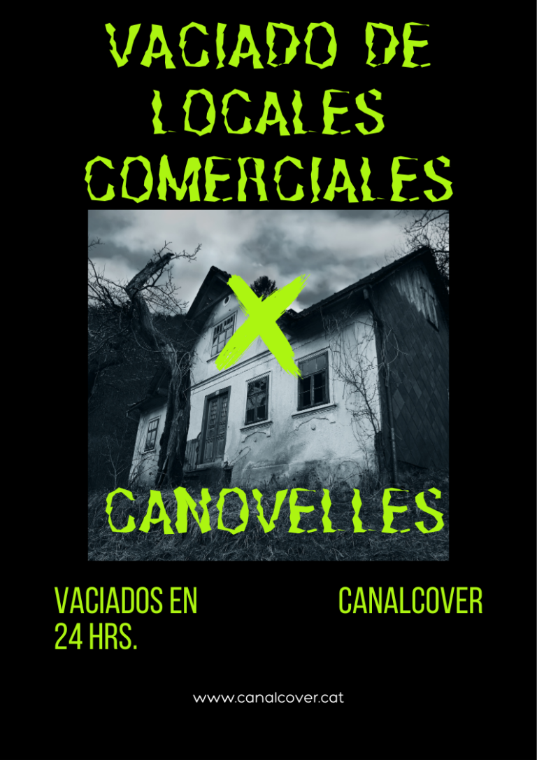 Vaciado de locales comerciales Canovelles