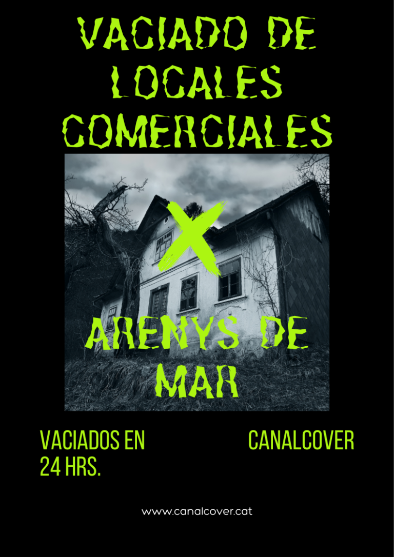 Vaciado de locales comerciales Arenys de Mar