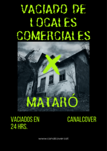 Vaciado de locales comerciales Mataró