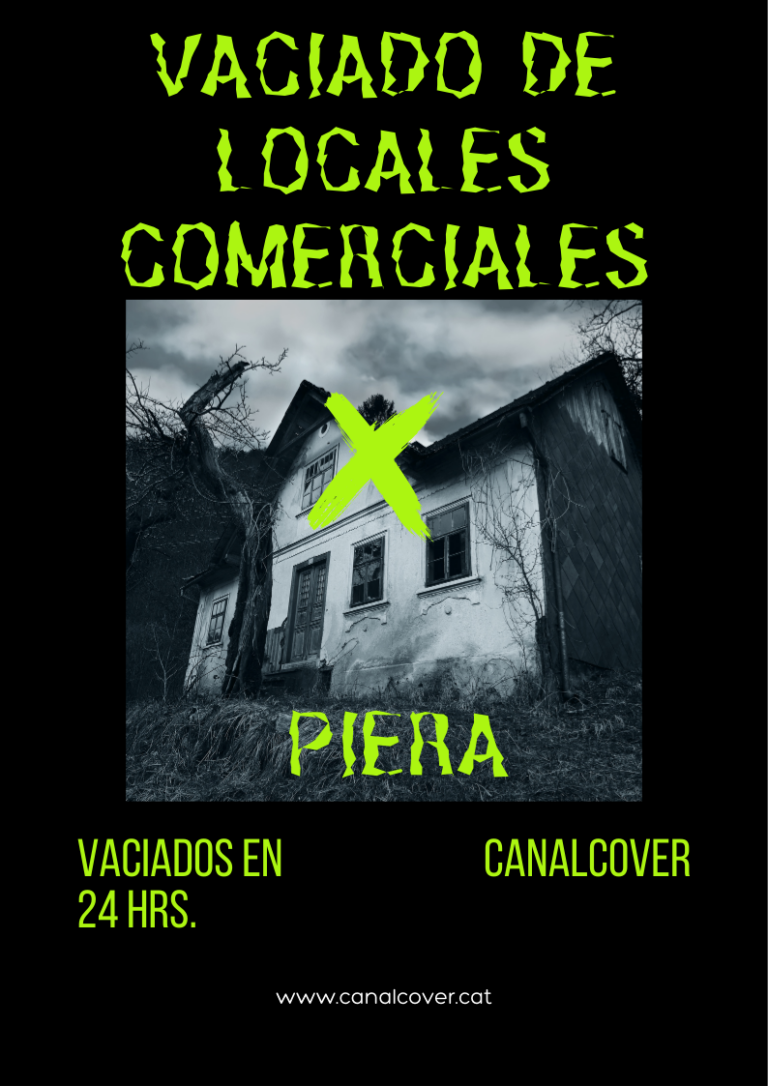 Vaciado de locales comerciales Piera