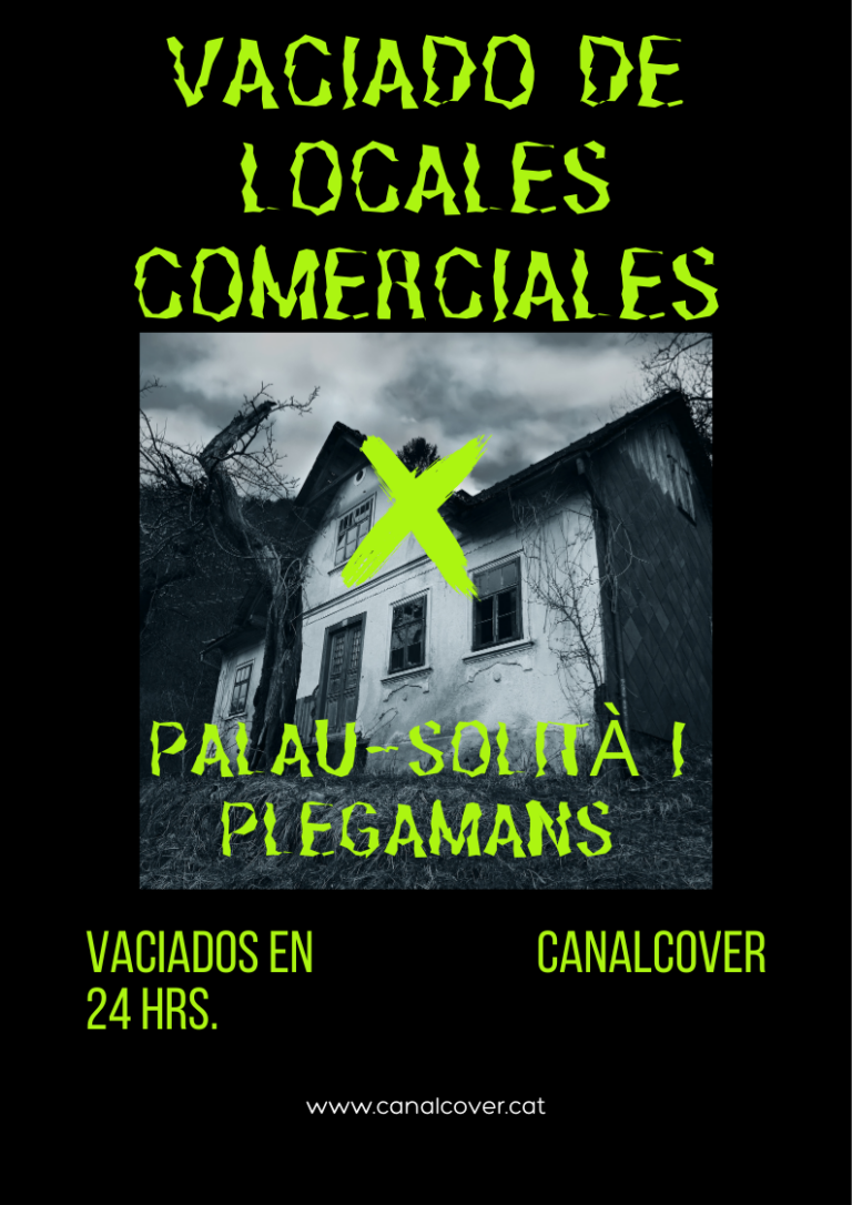 Vaciado de locales comerciales Palau-solità i Plegamans