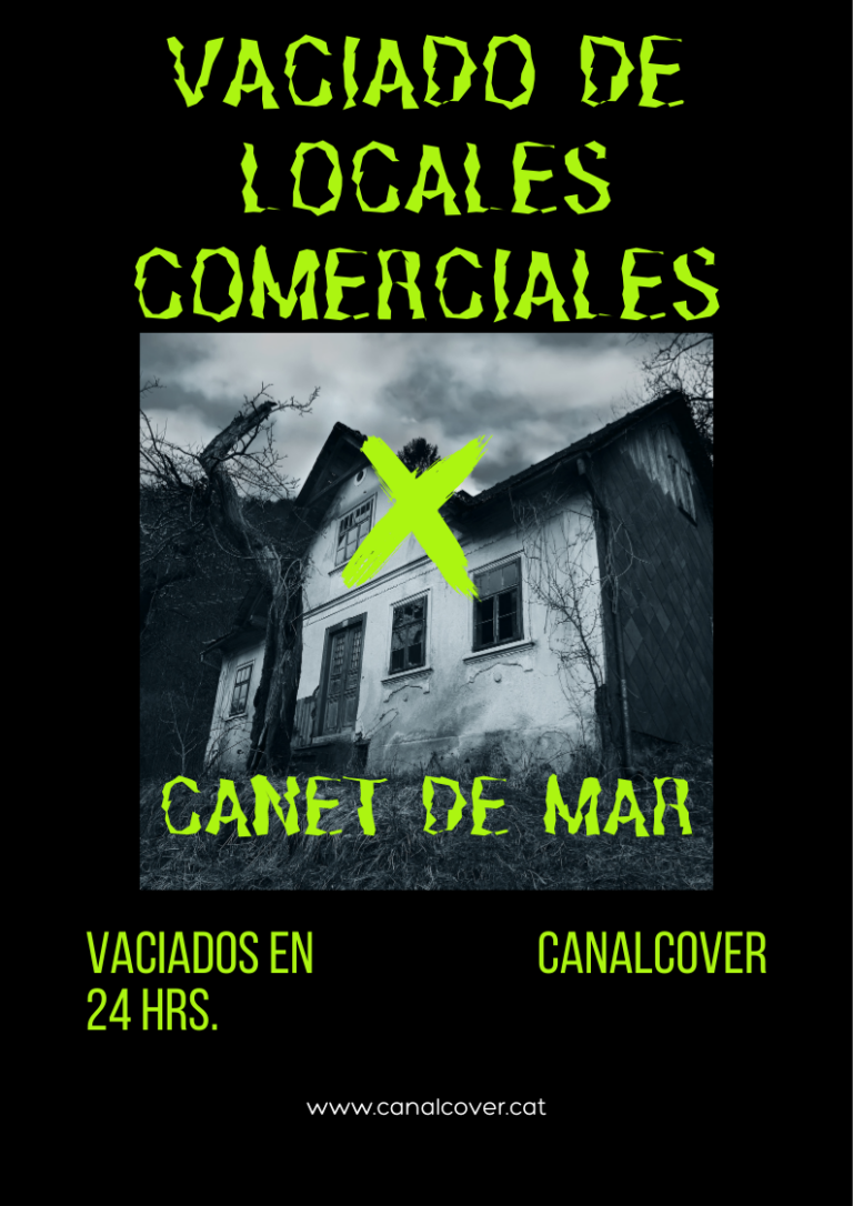 Vaciado de locales comerciales Canet de Mar
