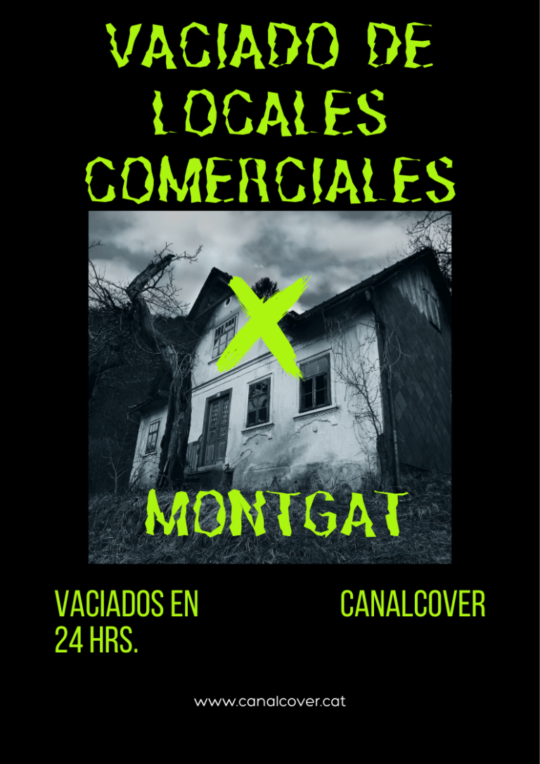 Vaciado de locales comerciales Montgat