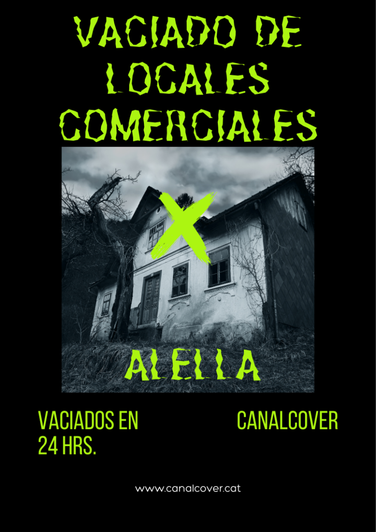 Vaciado de locales comerciales Alella