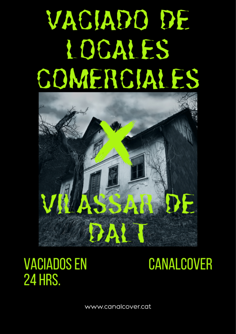 Vaciado de locales comerciales Vilassar de Dalt