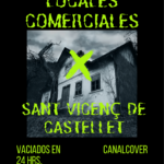 Vaciado de locales comerciales Sant Vicenç de Castellet