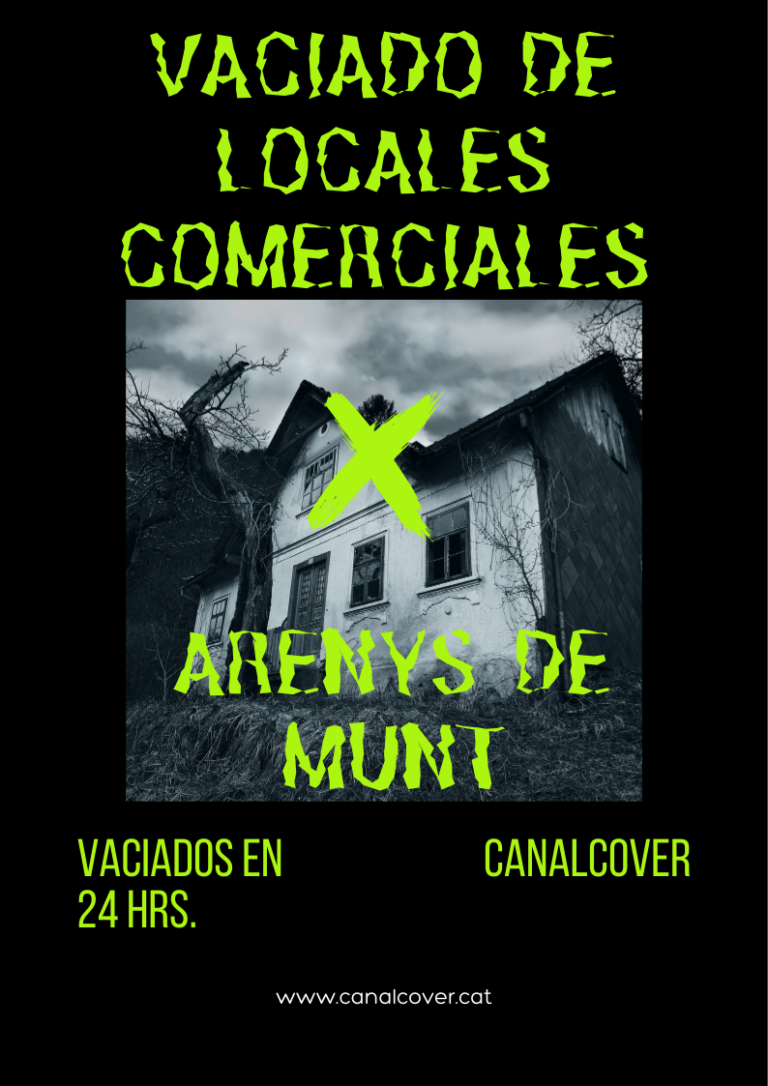 Vaciado de locales comerciales Arenys de Munt