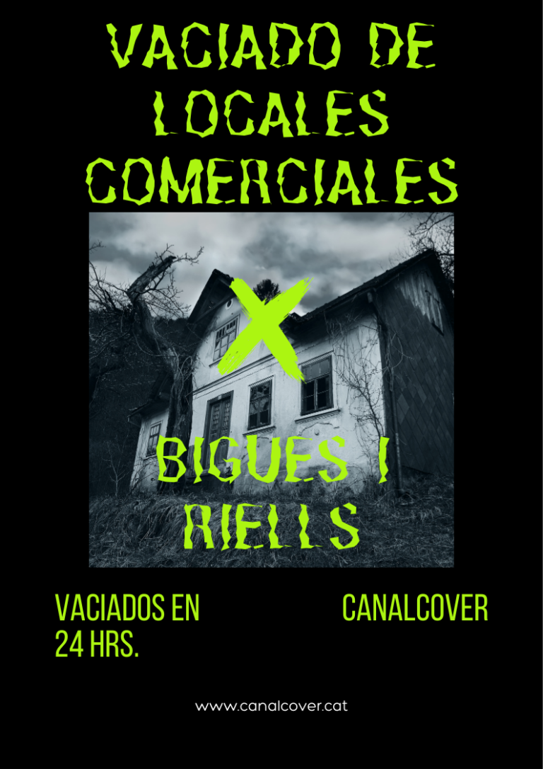 Vaciado de locales comerciales Bigues i Riells