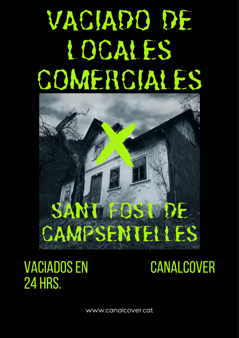 Vaciado de locales comerciales Sant Fost de Campsentelles