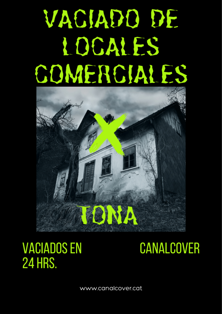 Vaciado de locales comerciales Tona