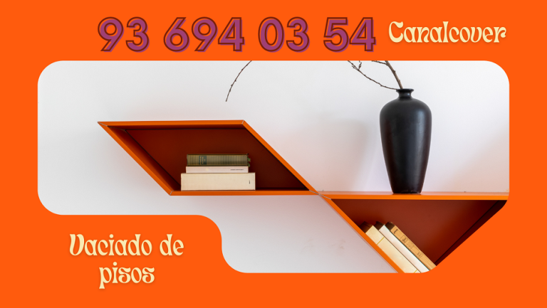 vaciado de pisos en Sant Genís dels Agudells